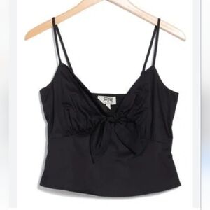 Robert Rodriguez Spaghetti Strap Front Tie Women's Top